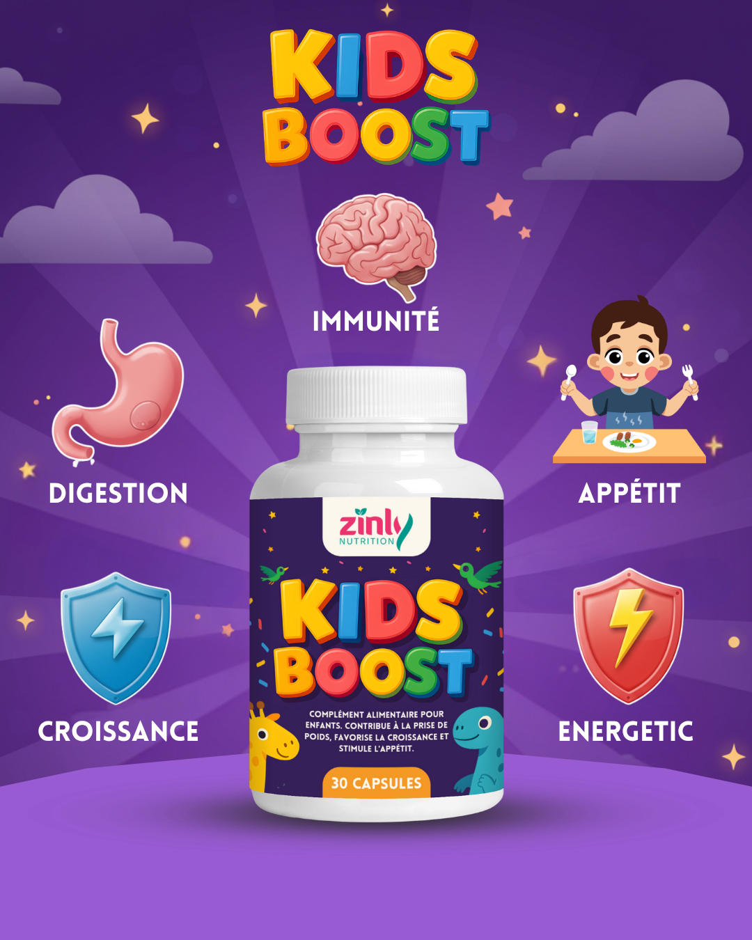 Zinly ™ – Kids Boost